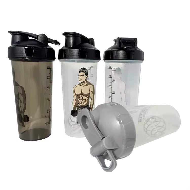 Shaker de musculation avec design athlétique 700ml