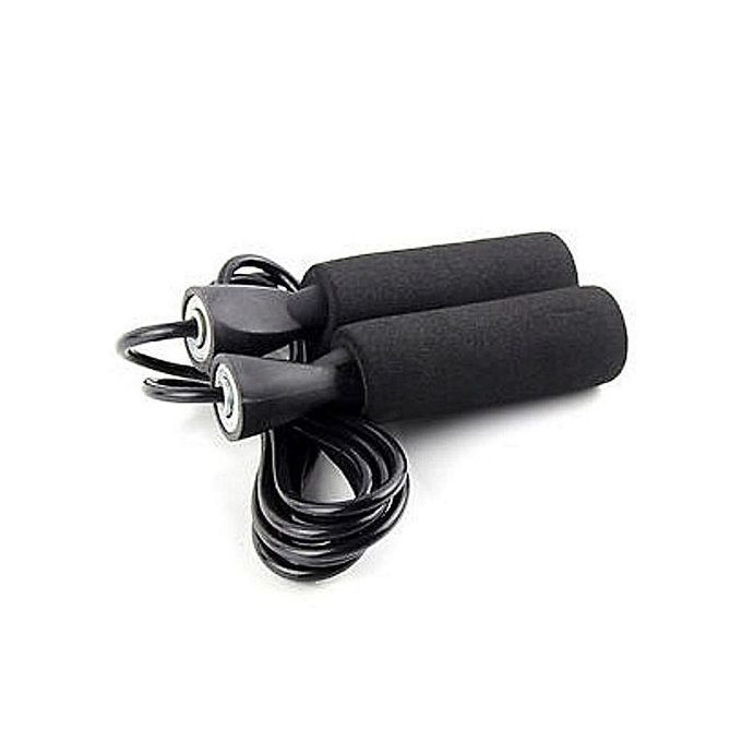 Original Corde à Sauter Ultra Légère - Sport Fitness Exercice - Noir