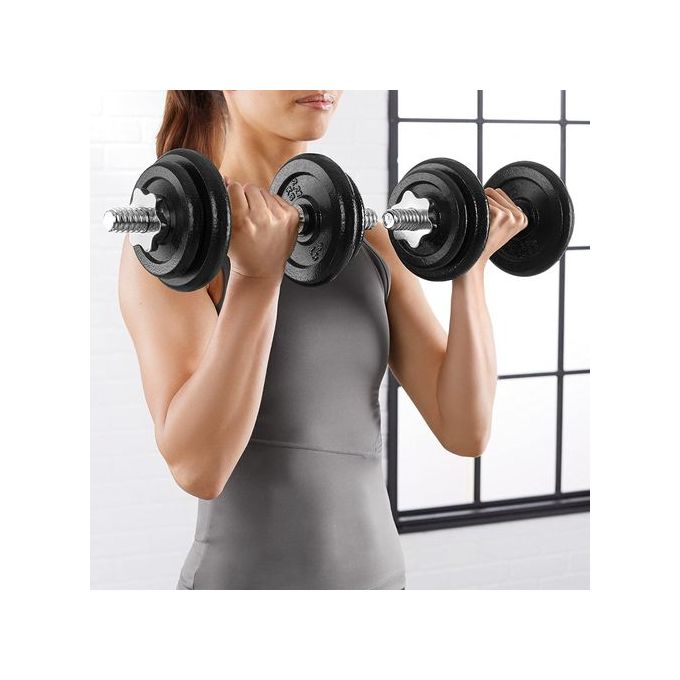 Haltère de fitness Ensemble de poids 10kg (2×5Kg)