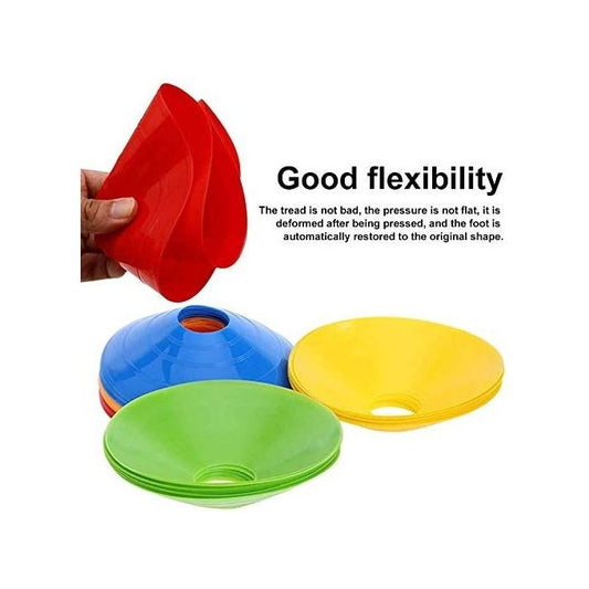 50 cônes en forme de disque pour l’entraînement - Football - Terrains