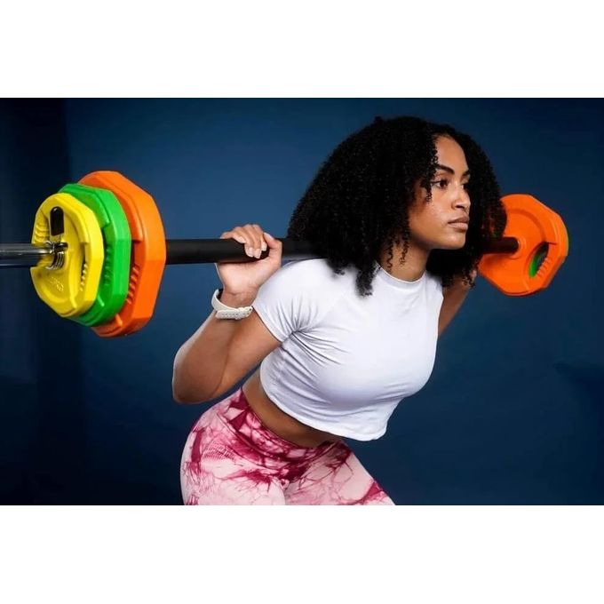 Ensemble de poids d'haltères réglables de 20kg - Multicolore