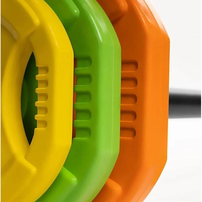 Ensemble de poids d'haltères réglables de 20kg - Multicolore