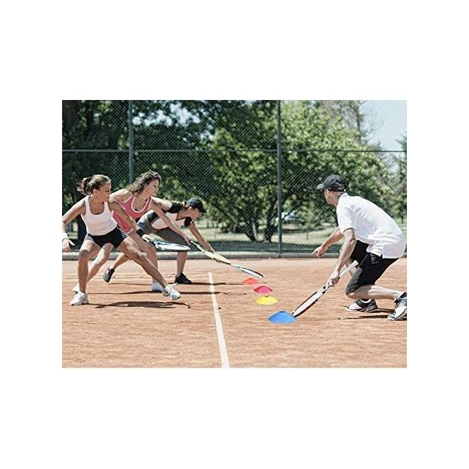 50 cônes en forme de disque pour l’entraînement - Football - Terrains