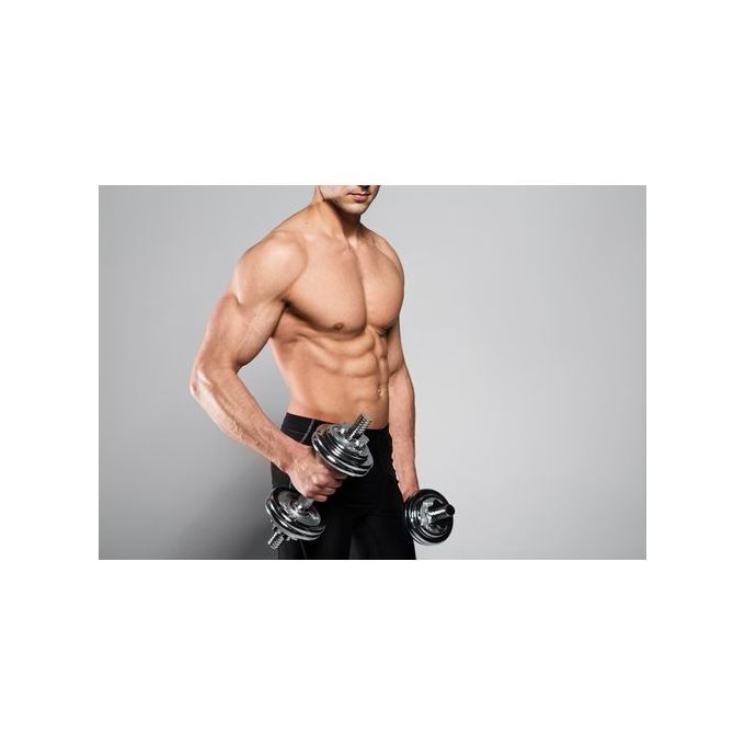 York Fitness Jeu d'halteres chromées de 15 kg - Poids pour Exercices Entraînement de Musculation