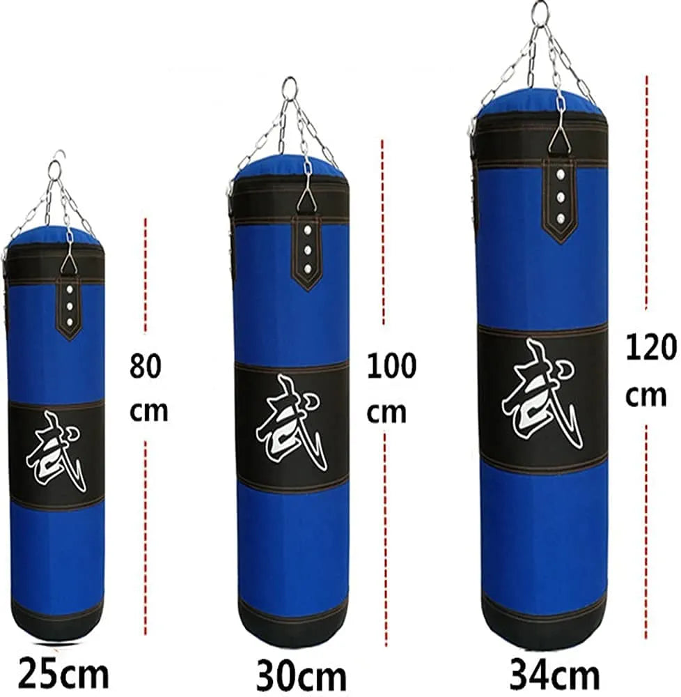 Sac De Frappe Sacs lourds Sac De Boxe Sac de boxe de boxe en toile Oxford sac de frappe suspendu sac de sable Kickboxing Muay Thai équipement de fitness à domicile GXBCS0715
