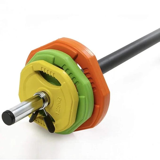 Ensemble de poids d'haltères réglables de 20kg - Multicolore