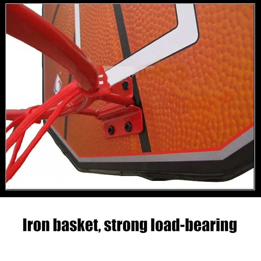 Basketball Hoop Folding Mini Basketball Hoop, 28cm/11 Iron Ball Frame, Foldable Children's Sports Toys, 49x37cm