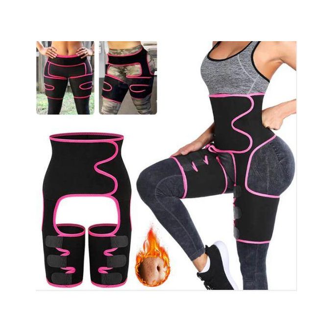 Ceinture de taille et Fitness réglable 3 en 1 pour Femmes .