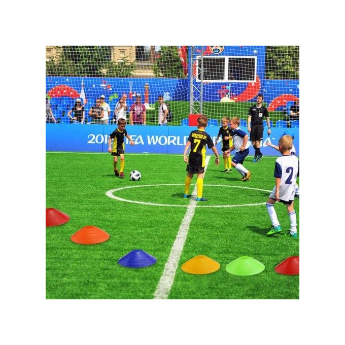 50 cônes en forme de disque pour l’entraînement - Football - Terrains