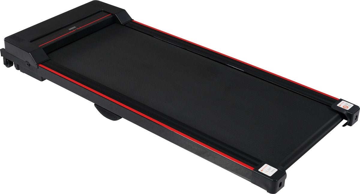 Tapis de course merax avec télécommande -Tapis de marche pliable zwart avec rouge