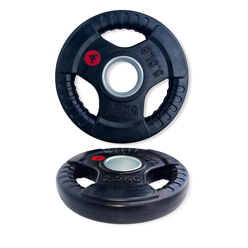 60KG Set - Rubber Coating Barbells Plates 50mm (EZ043C60KG)