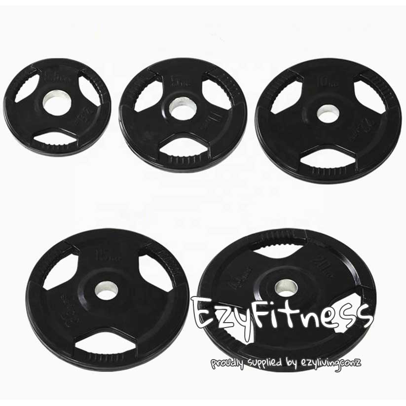 60KG Set - Rubber Coating Barbells Plates 50mm (EZ043C60KG)
