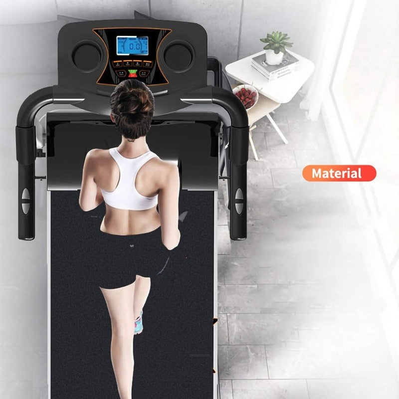 Tapis de Course Pliable Motorisé pour Maison et Bureau, Tapis de Marche Electrique Vitesse réglable jusqu'à 12km/h,