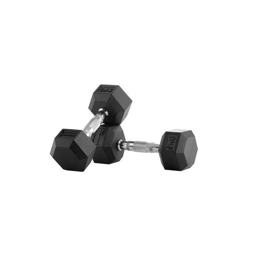 Haltère hexagonale Musculation - poids de musculation - biceps 2 x 5 kg