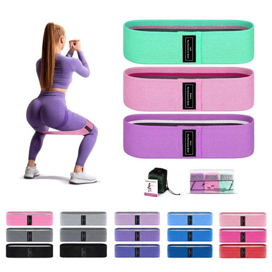 Sac avec 3 Bande de Résistance Hanche Réglable Antidérapante – Élastique Fitness pour Jambes, Fessiers, Squats, Yoga et Entraînement Musculaire pour fitness full body développe cuisse développe fesse naturel développe hanche plat - 3 Pièces c2