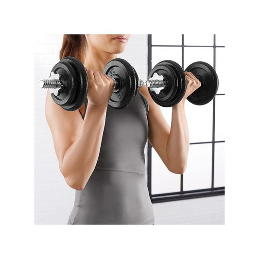 Haltère de fitness Ensemble de poids 10kg (2×5Kg)