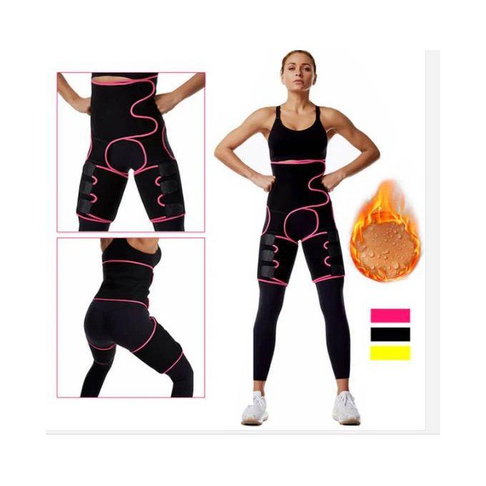 Ceinture de taille et Fitness réglable 3 en 1 pour Femmes .