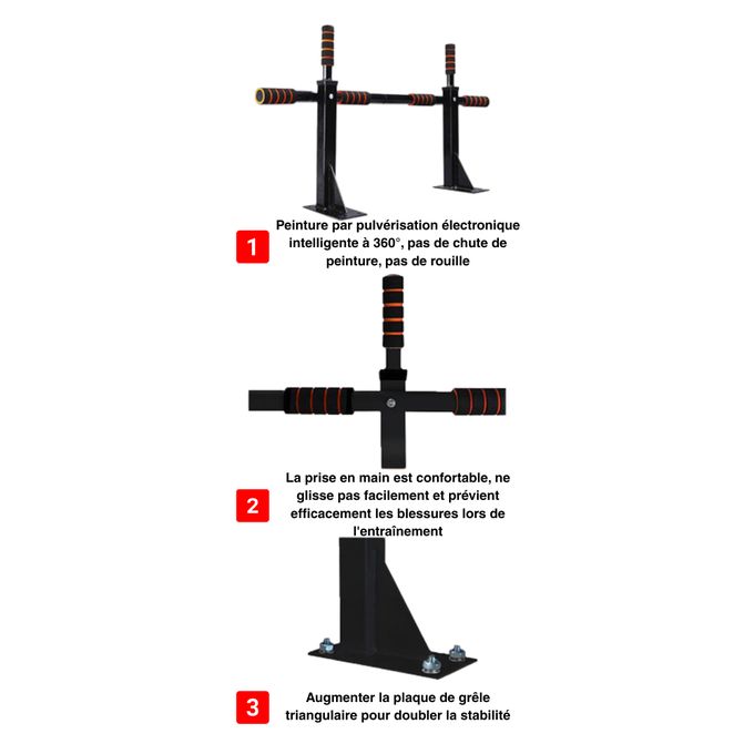 Barre de Traction Murale 50x93 cm