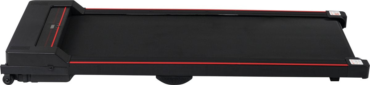 Tapis de course merax avec télécommande -Tapis de marche pliable zwart avec rouge