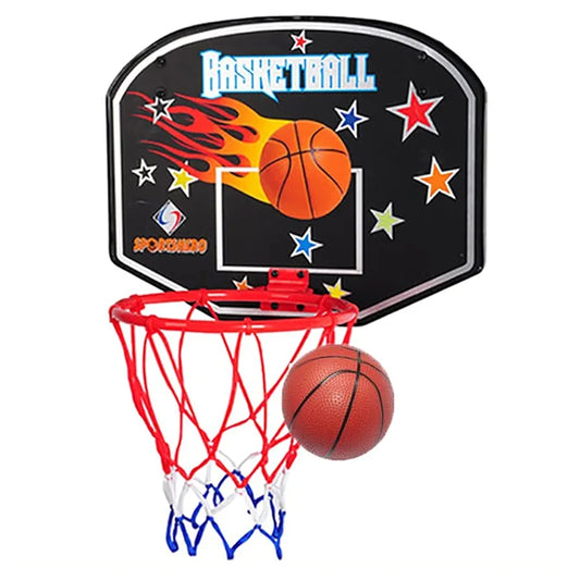 Basketball Hoop Folding Mini Basketball Hoop, 28cm/11 Iron Ball Frame, Foldable Children's Sports Toys, 49x37cm 