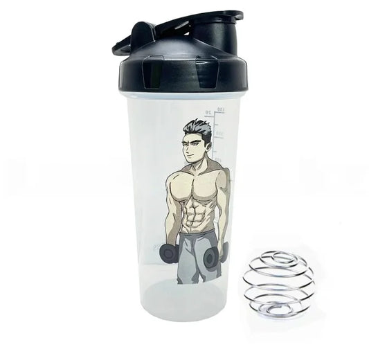 Shaker de musculation avec design athlétique 700ml
