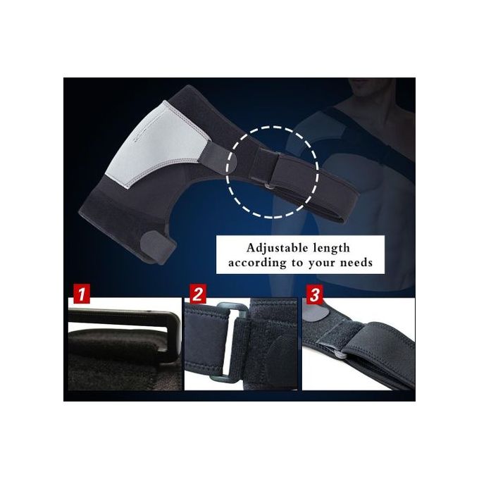 Épaulière réglable légère en néoprène pour la gym, le sport, la thérapie