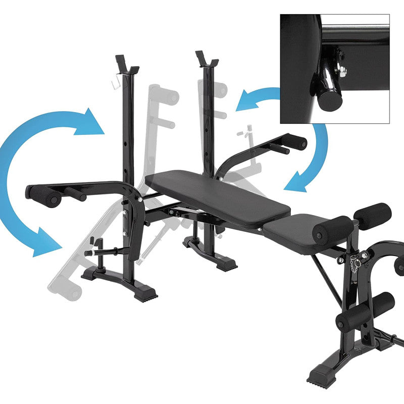 Banc de musculation incliné pour entraînement complet