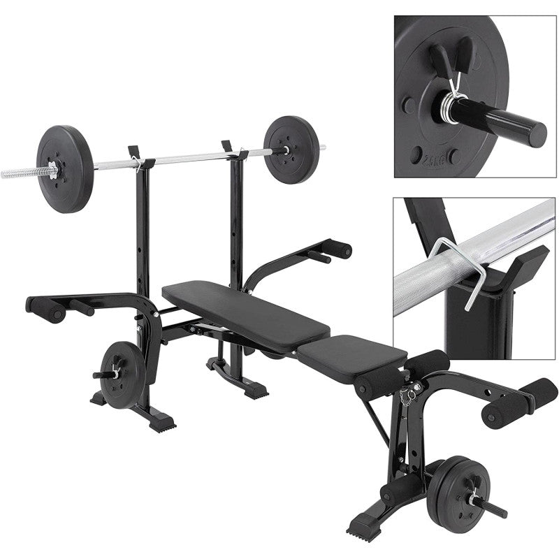 Banc de musculation incliné pour entraînement complet